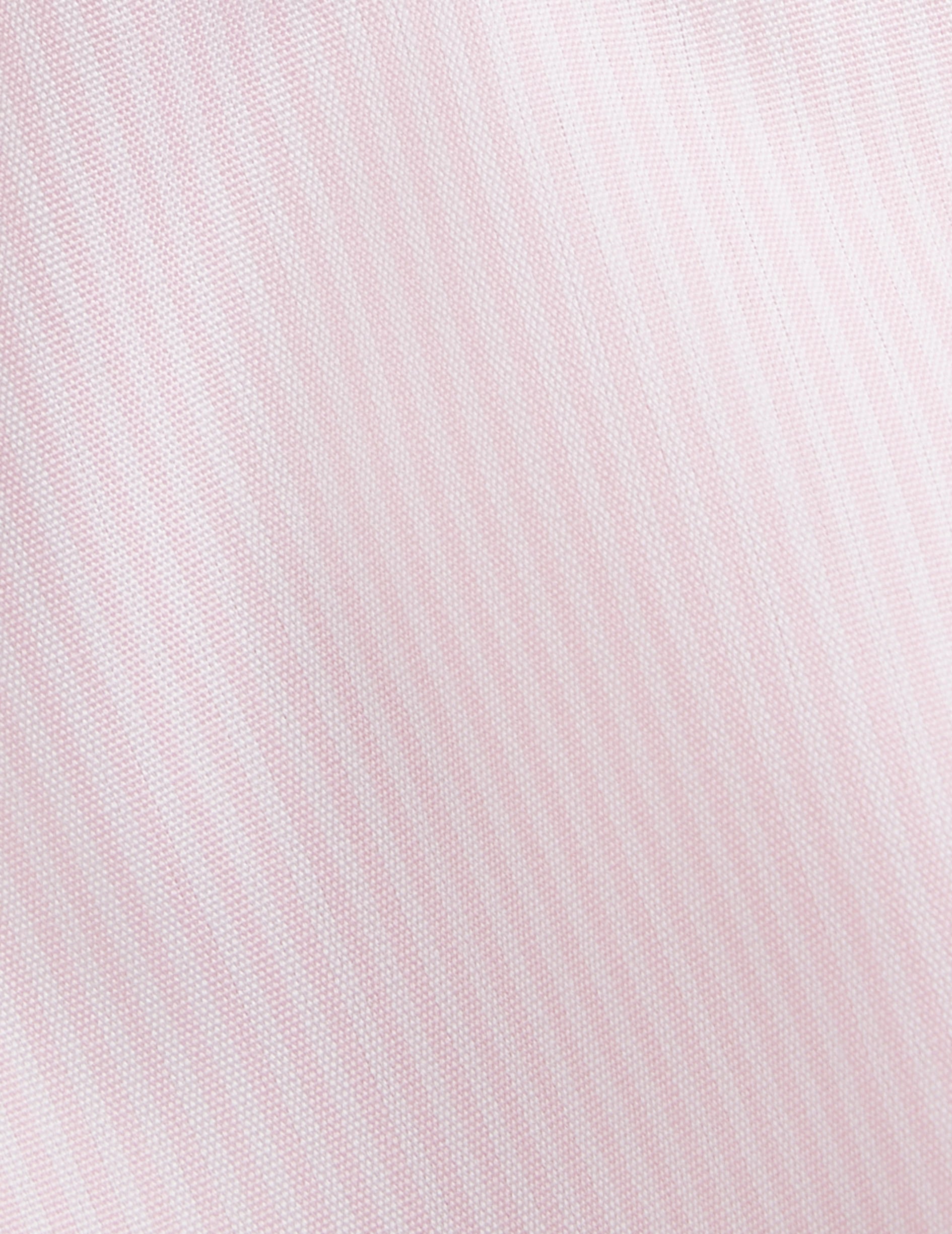 Chemise Classique rayée rose - Popeline - Col Figaret