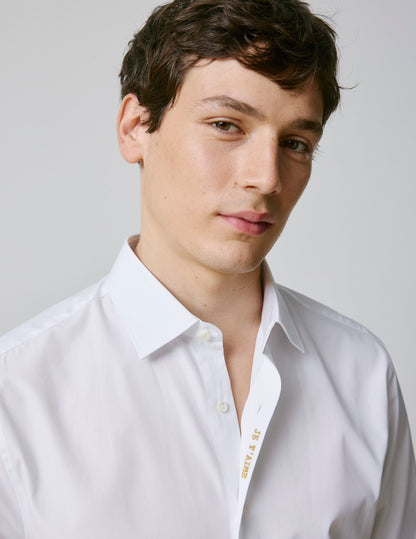 Unisex white "Je t'aime" shirt