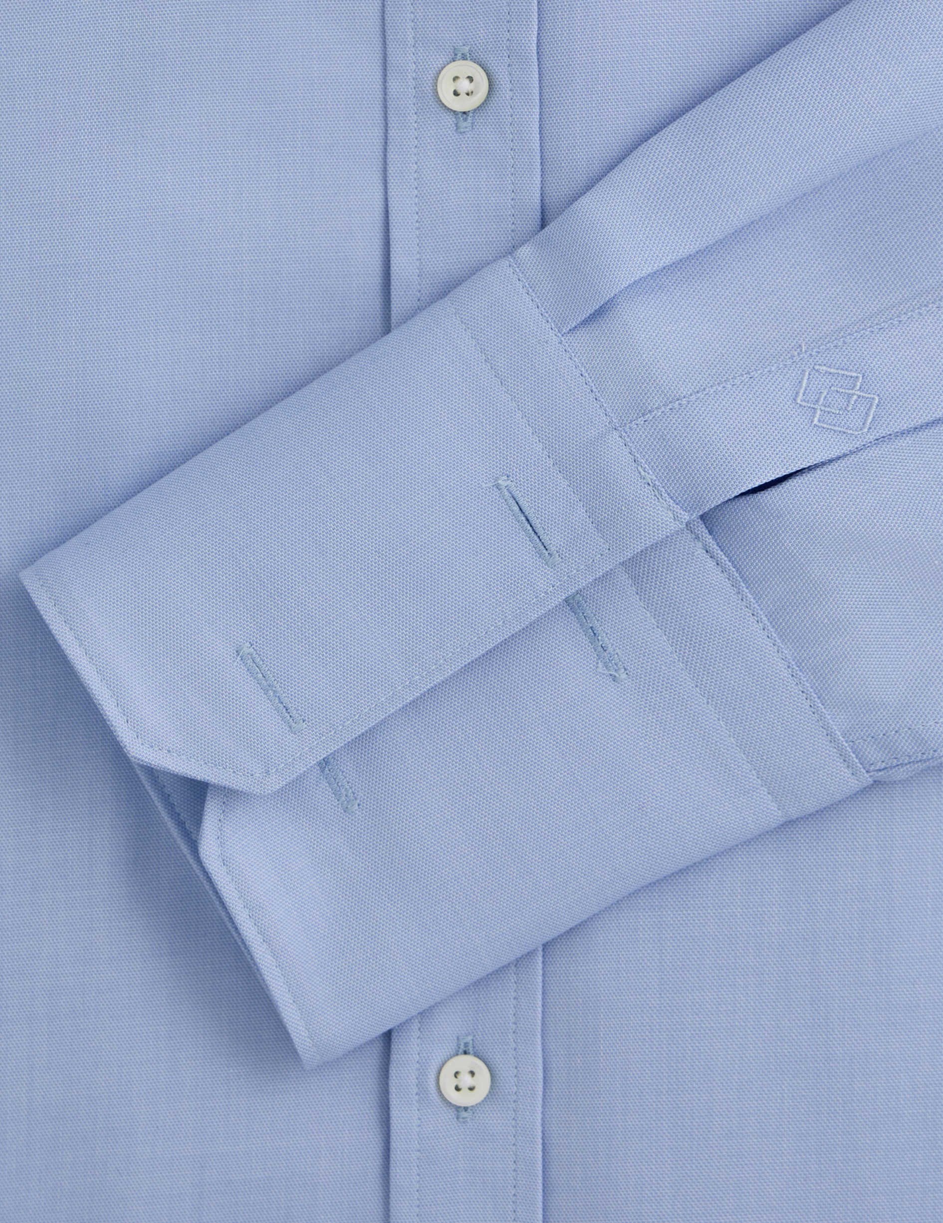 Classic blue shirt - Shaped - Figaret Collar - French Cuffs