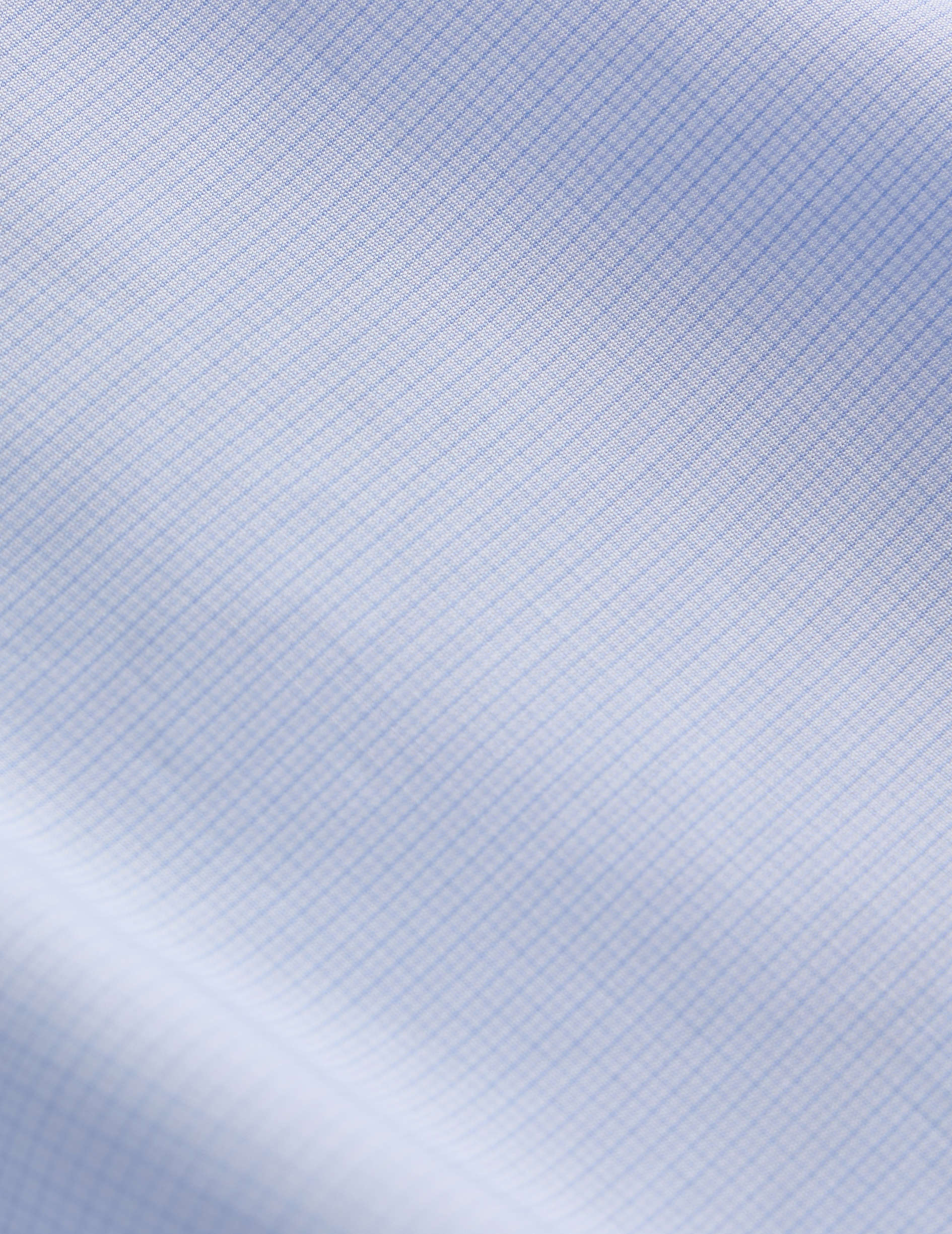 Chemise Semi-ajustée à carreaux bleus - Popeline - Col Figaret
