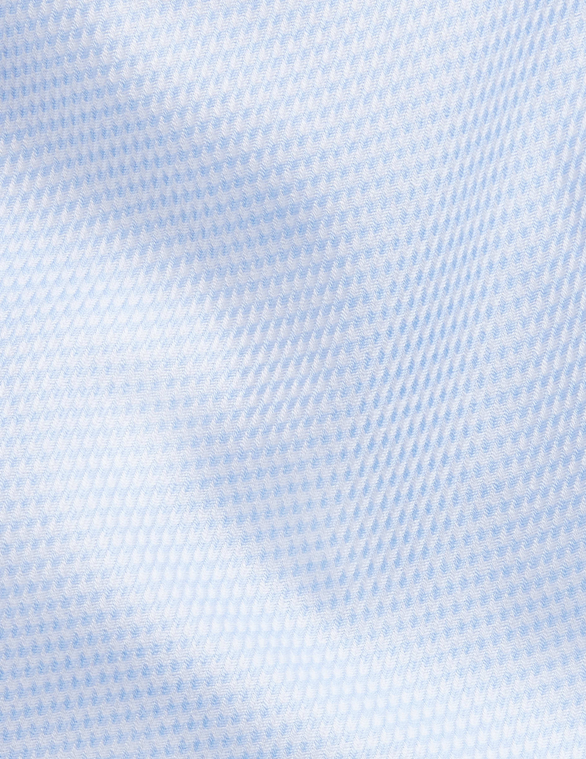 Chemise Semi-ajustée bleue - Twill - Col Italien