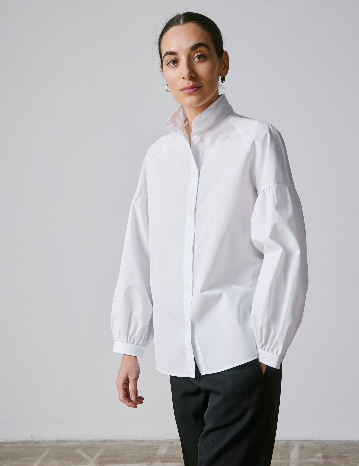 White Esmée shirt - Poplin#3