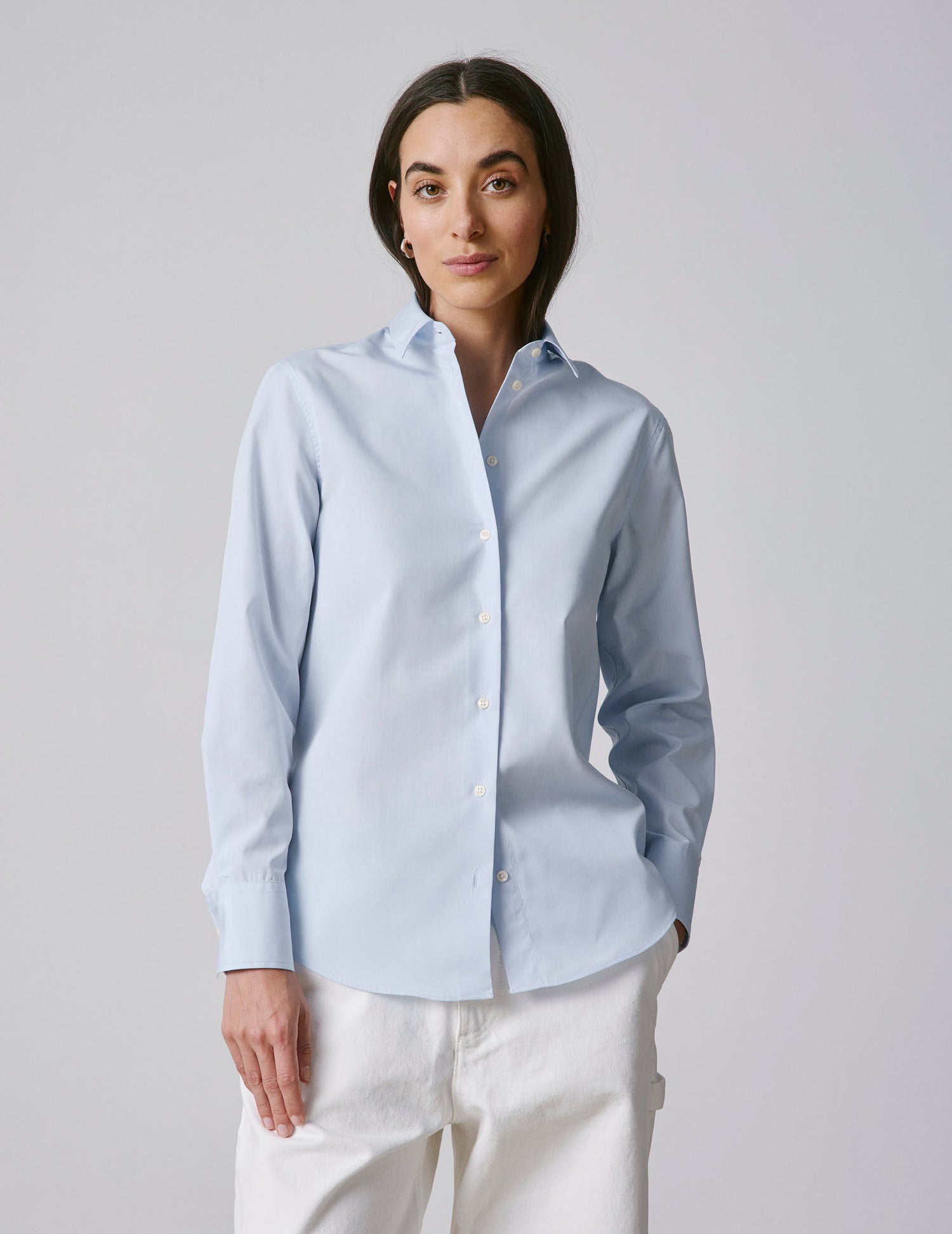 Blue Marion shirt - Poplin#4