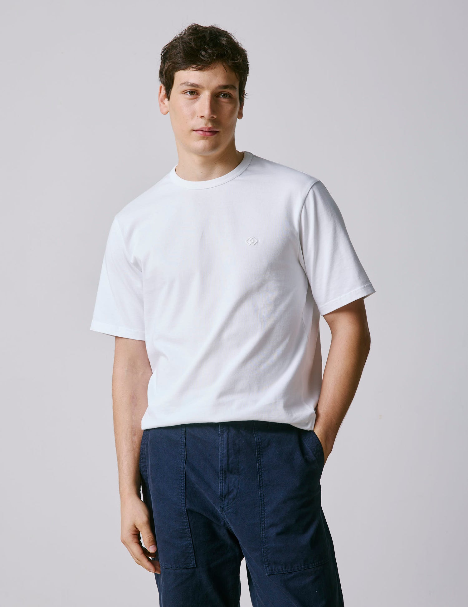 T-shirt Benny en coton blanc