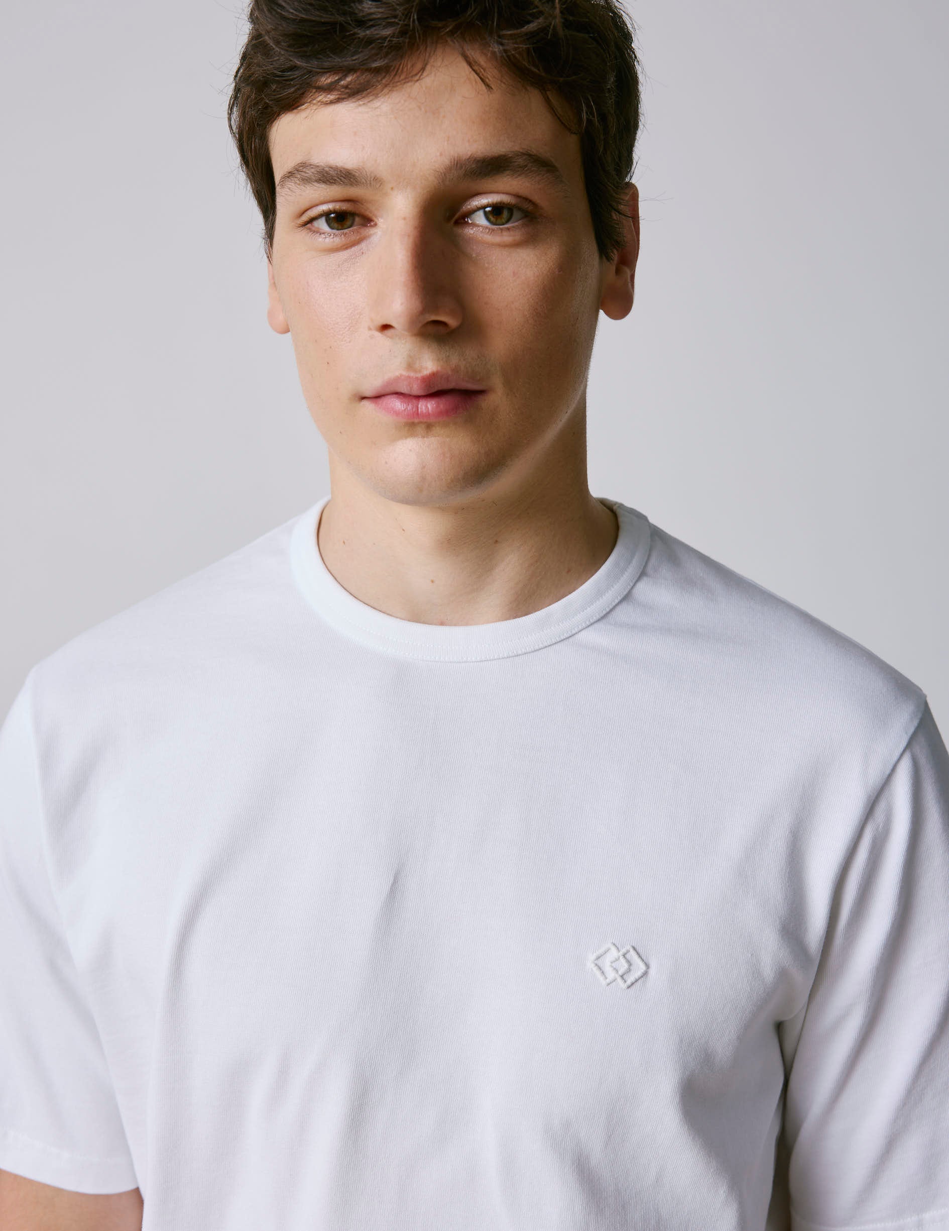 White cotton Benny t-shirt