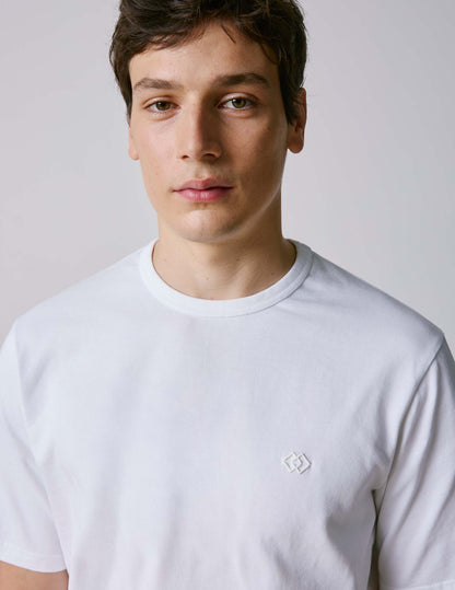 T-shirt Benny en coton blanc