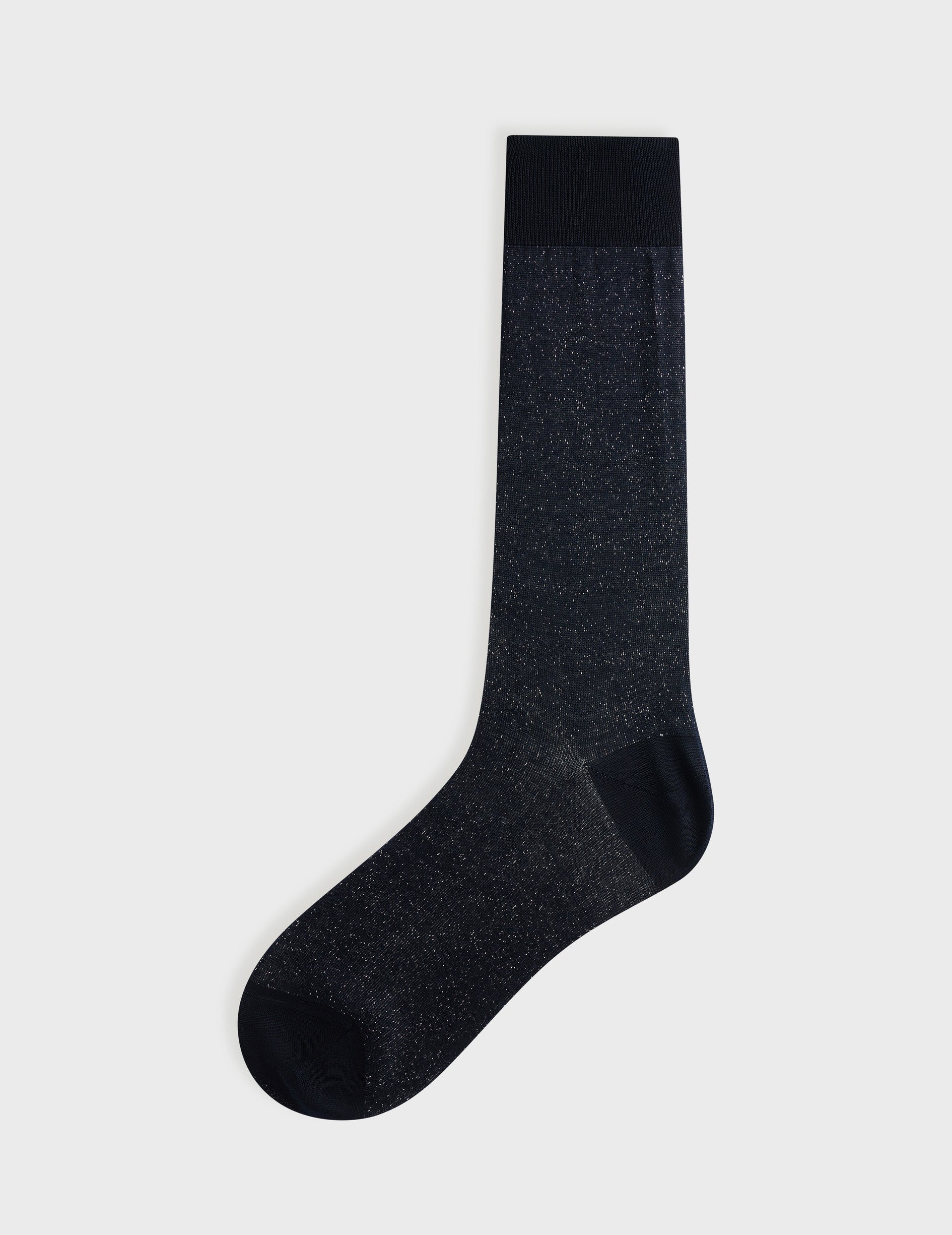 Navy lurex socks