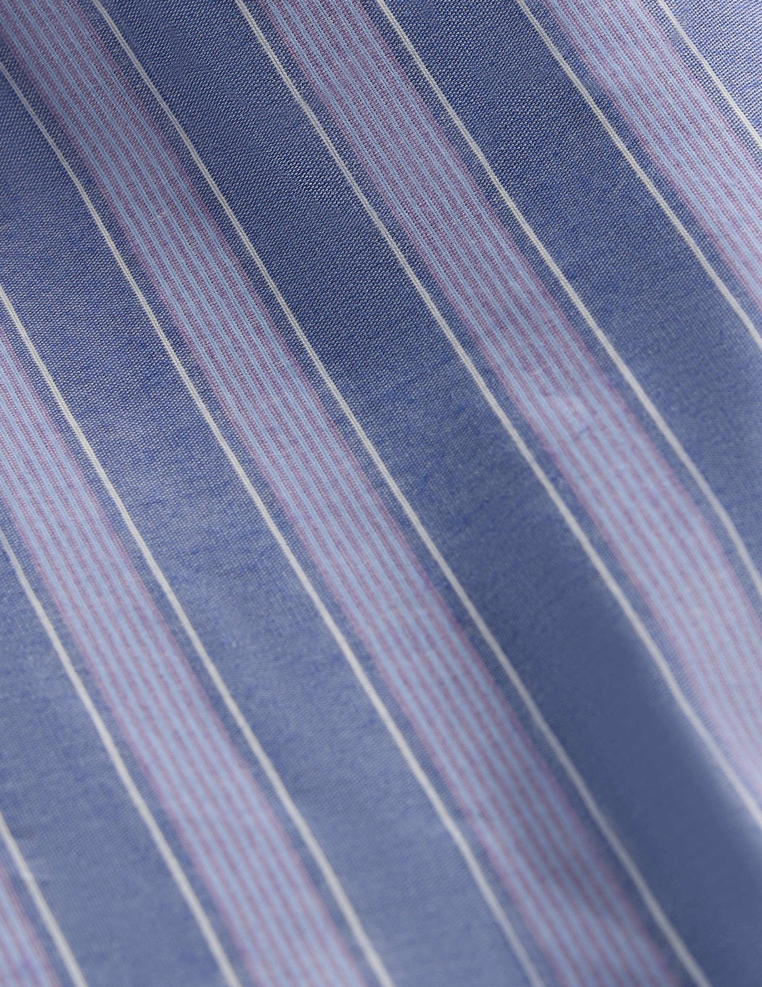 Chemise charlotte rayée bleue - Popeline#6