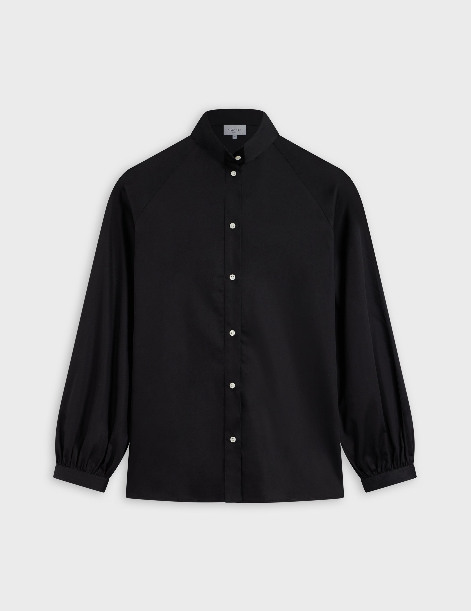 Black Garance shirt - Poplin