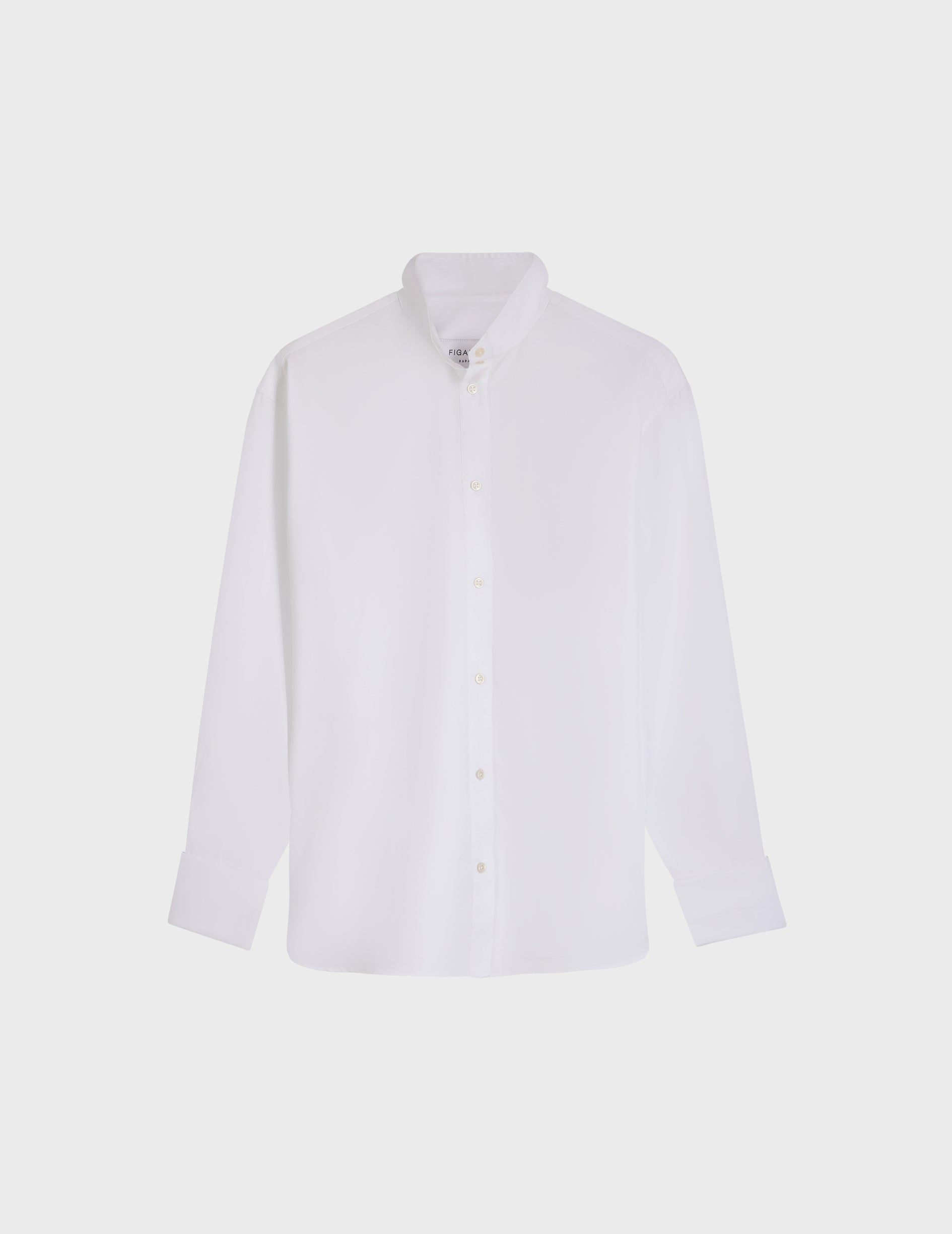 Chemise Gayanee blanche - Popeline - Poignets Mousquetaires