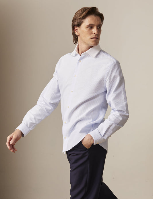 Light blue august shirt - Oxford - French Collar