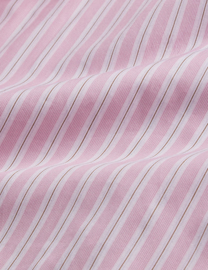 Classic pink striped shirt