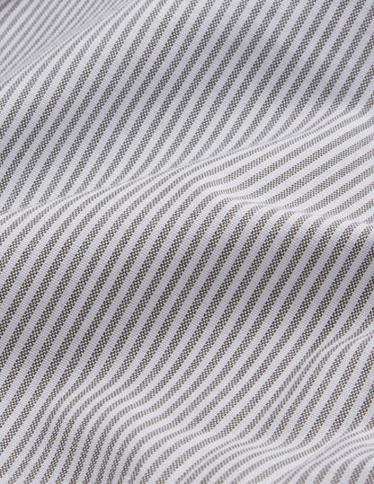 Striped khaki Gabriel shirt