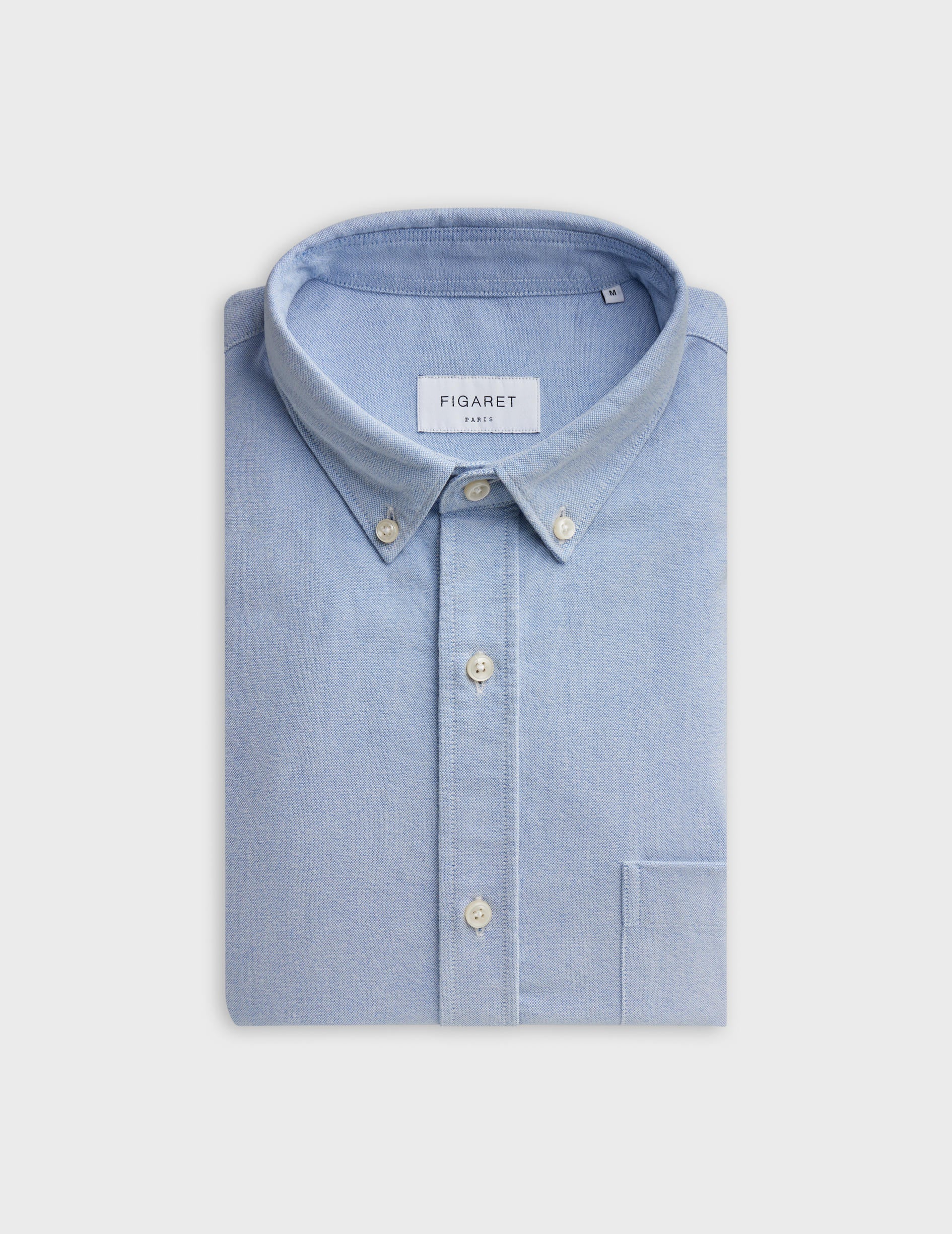 Blue Gabriel shirt - Oxford - American Collar