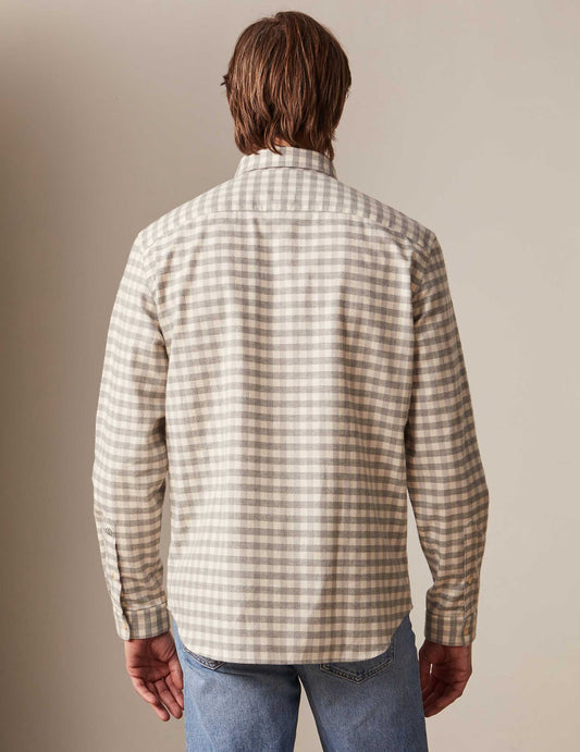 Gaspard shirt with gray checks