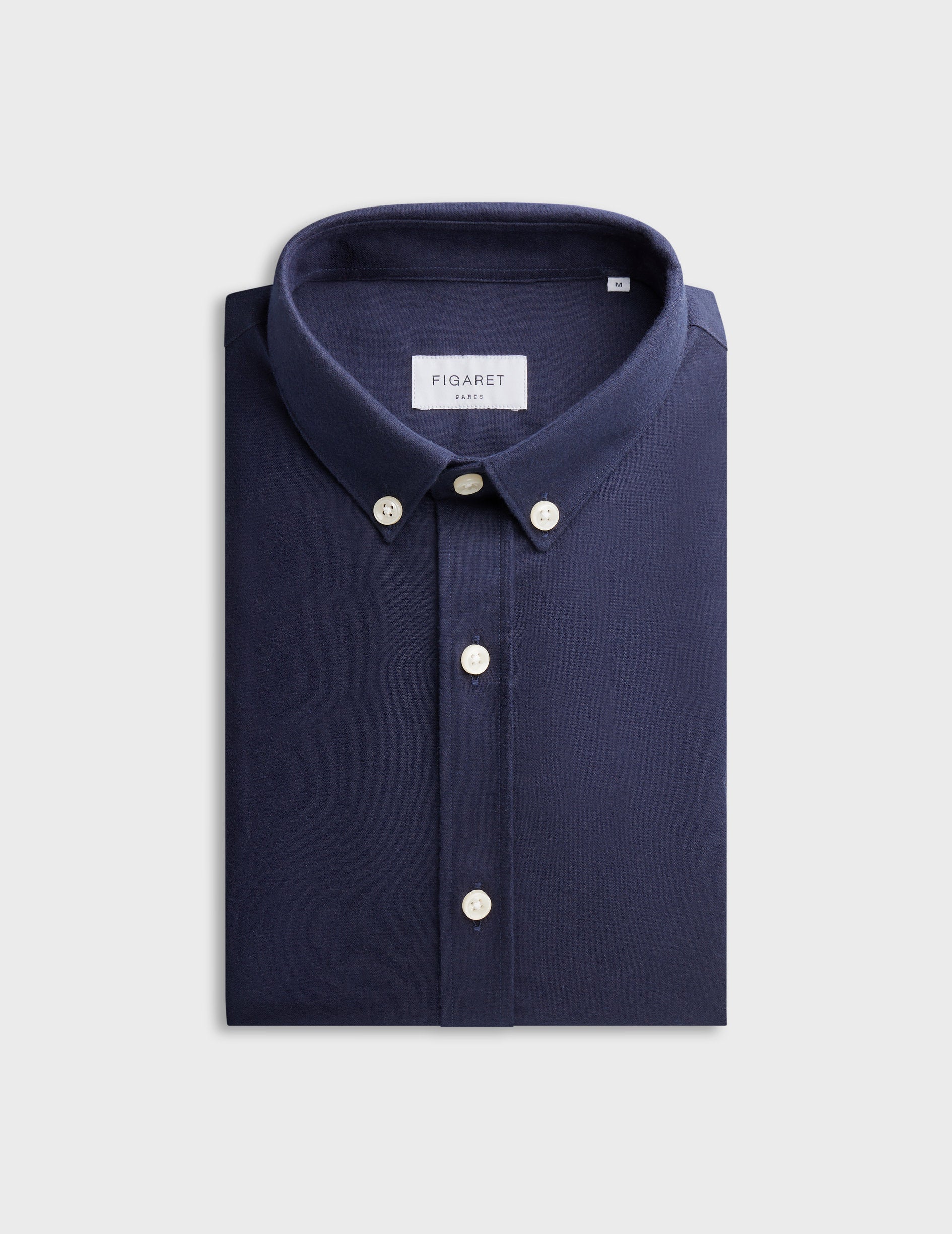 Navy gaspard shirt - Oxford - American Collar