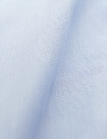 Blue semi-fitted wrinkle-free shirt