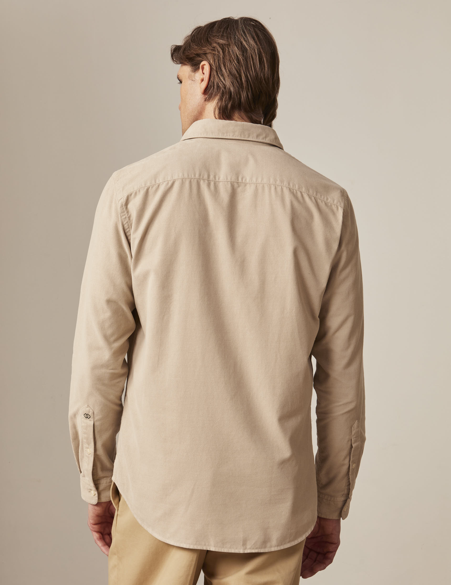 beige leonard shirt - Velvet - French Collar