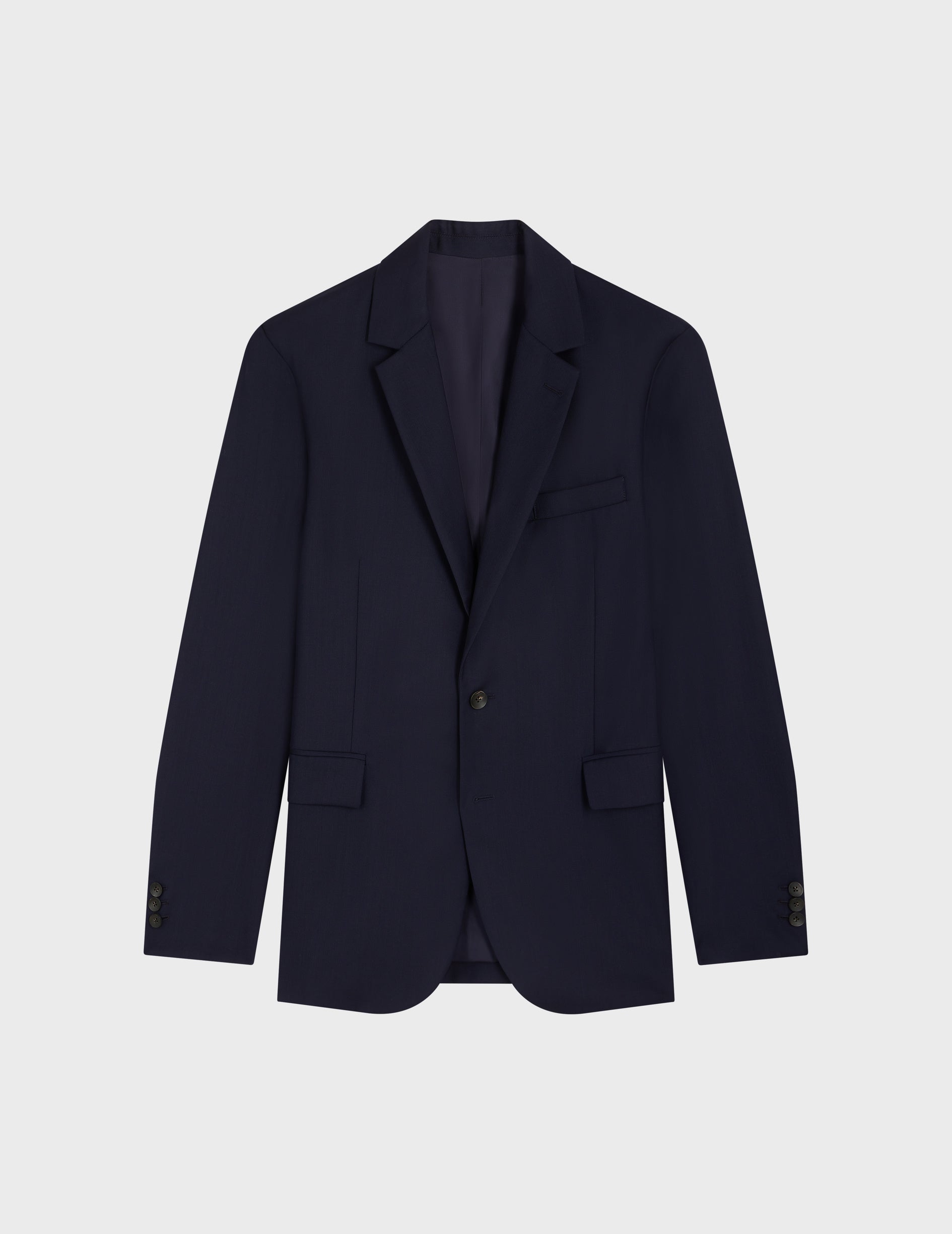 Navy wool twill Gordon suit jacket
