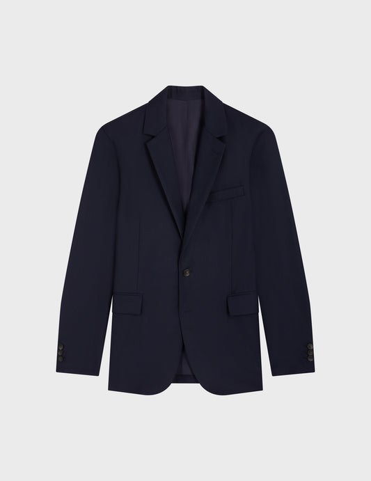 Navy wool twill Gordon suit jacket