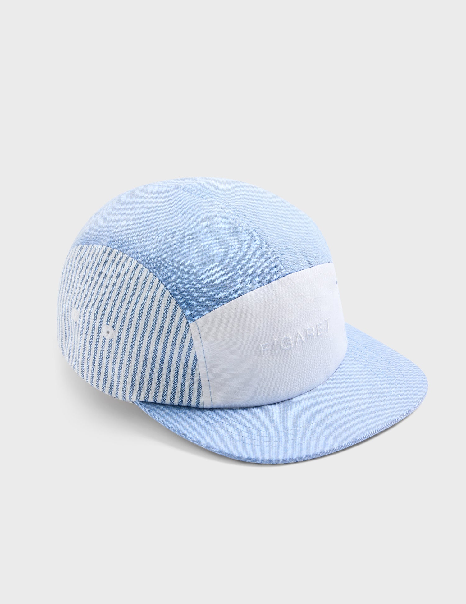 Funcap rayée bleue et blanche