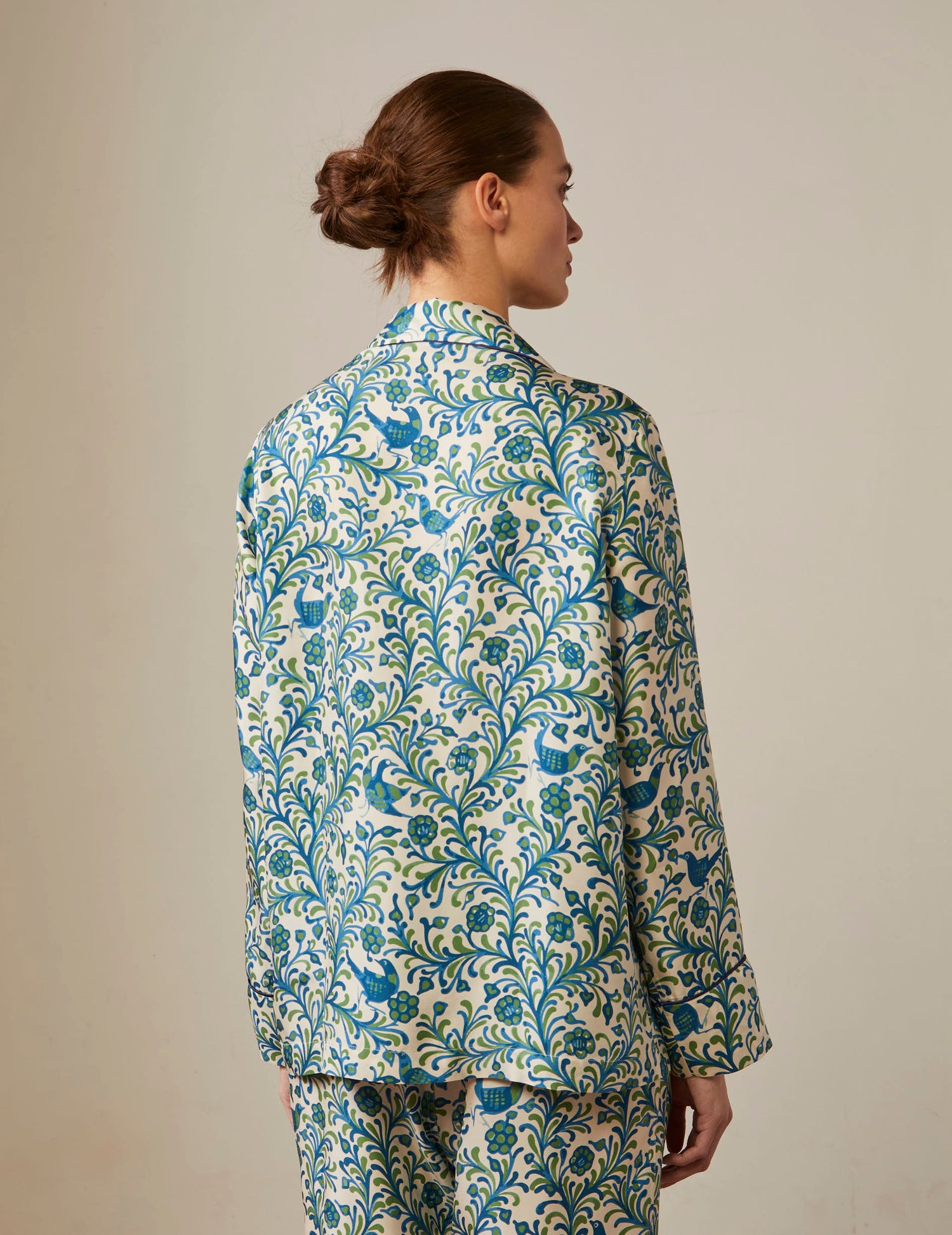 Arcos silk shirt - Pyjamas Collar#4