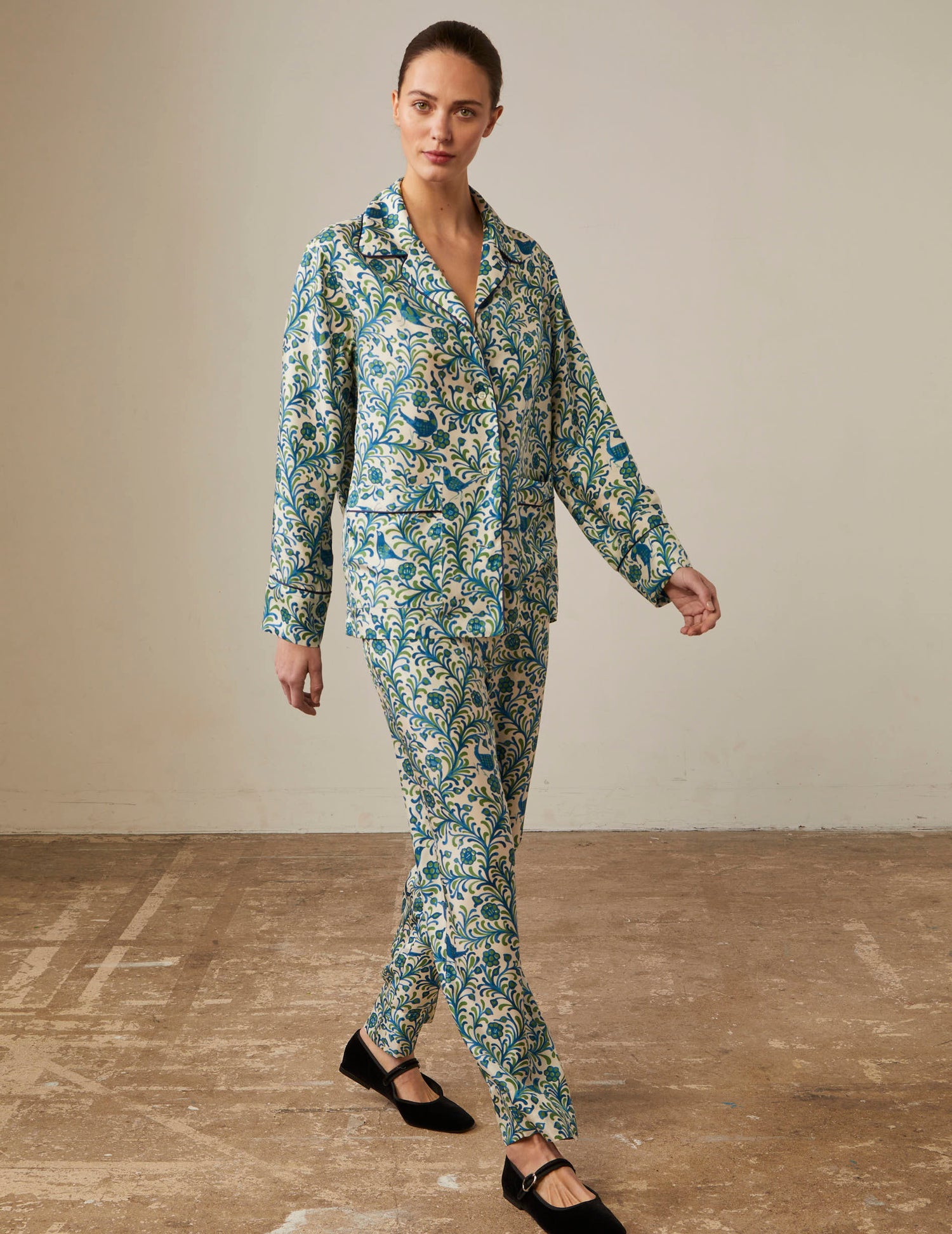Arcos silk shirt - Pyjamas Collar#5