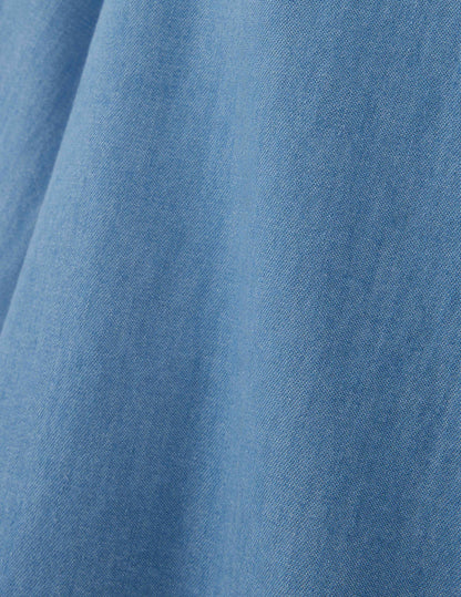 Chemise Gisèle en denim bleu clair