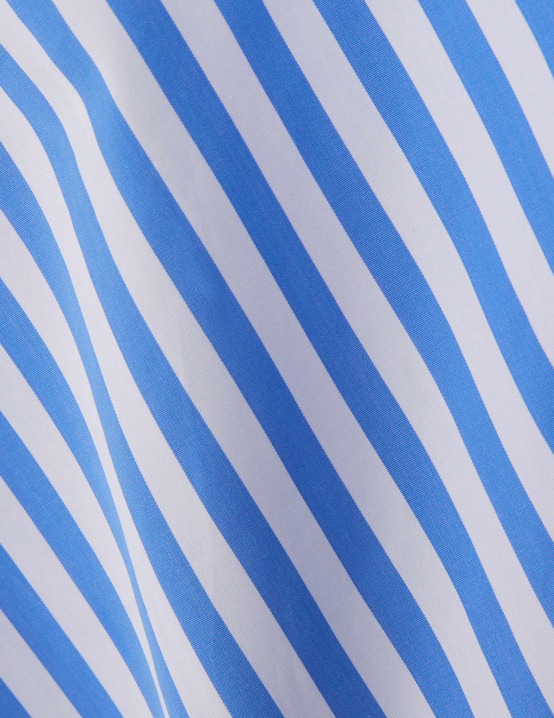 Short sleeve striped blue Hillary shirt - Poplin - Shirt Collar