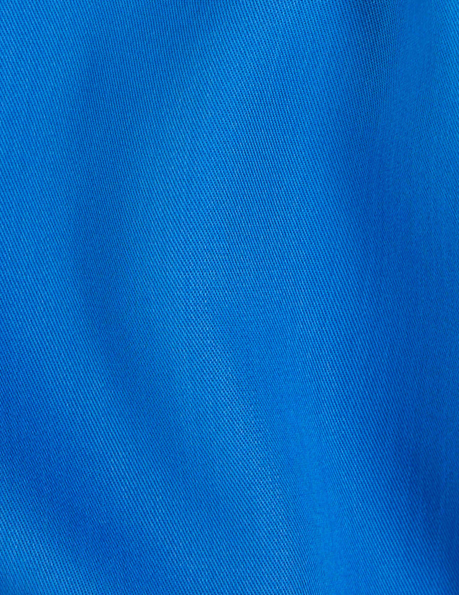 Oversized blue Mathilde shirt - Twill - Shirt Collar