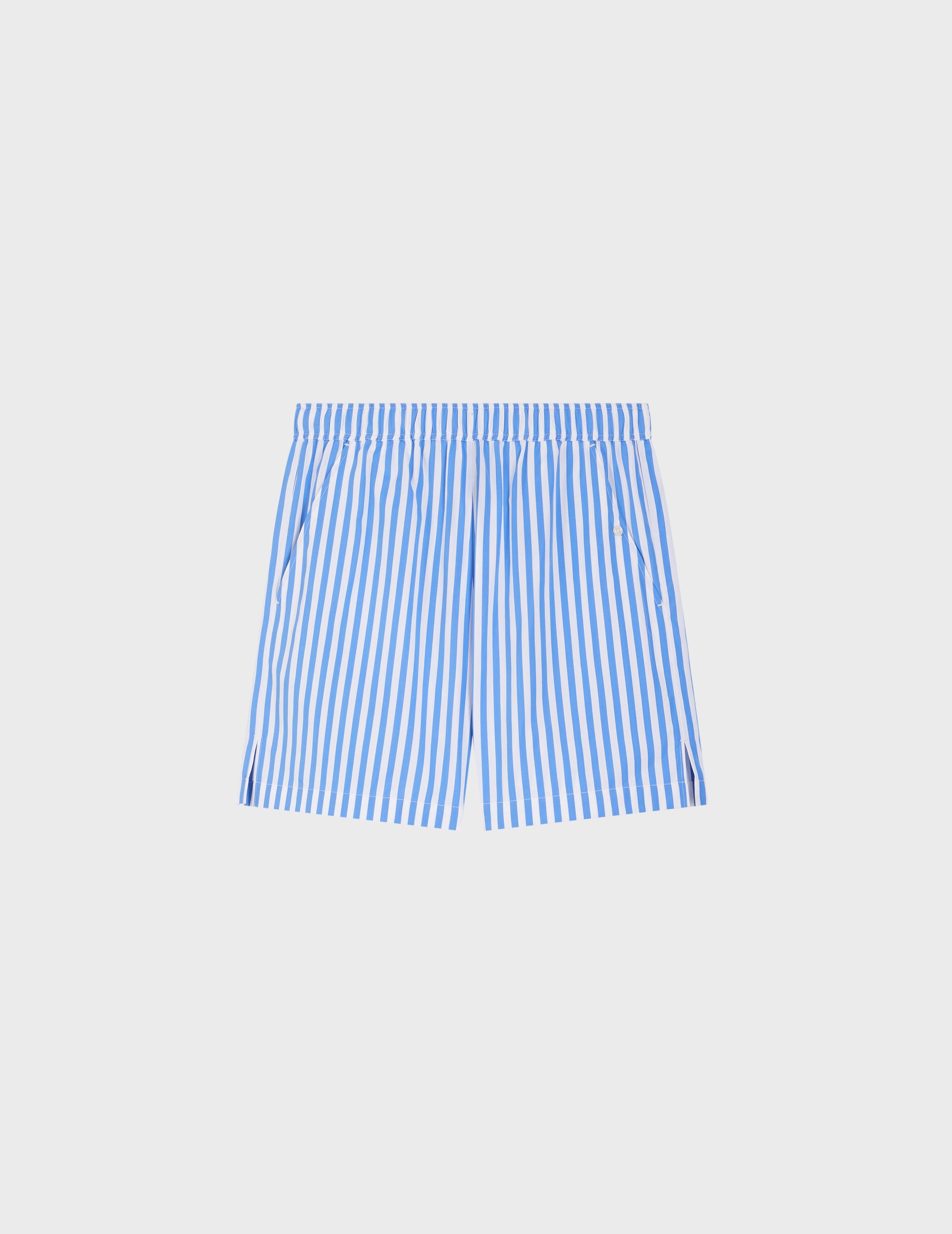 Fibbie striped blue poplin boxer shorts
