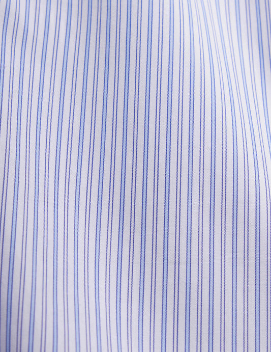 Classic striped blue shirt