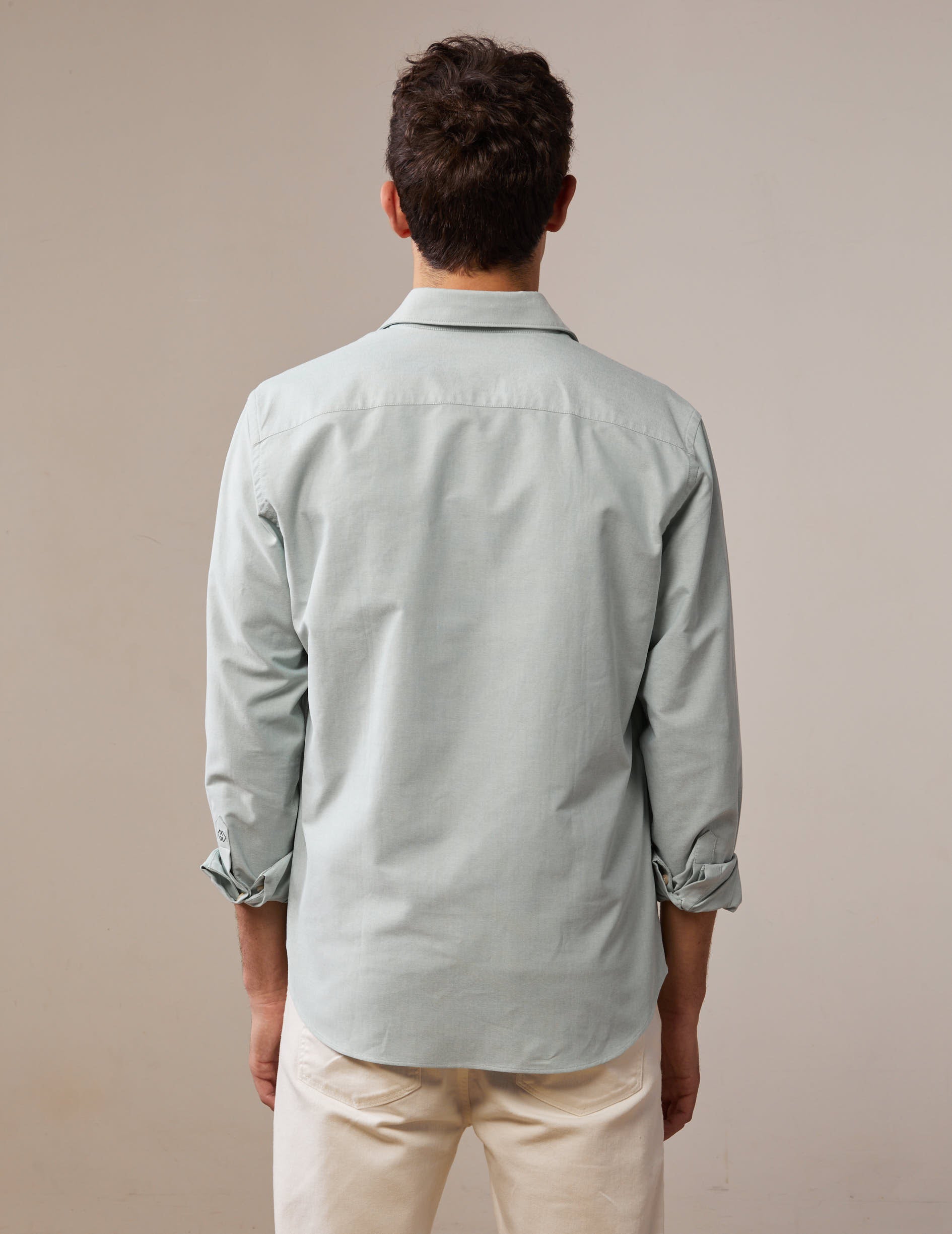 Light green Auguste shirt - Oxford - French Collar