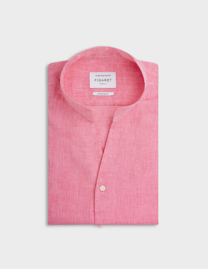 Pink linen Carl shirt