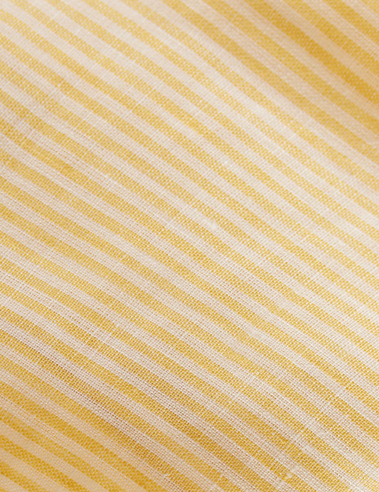 Yellow striped linen Carl shirt