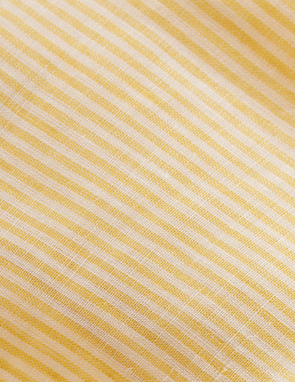 Yellow striped linen Carl shirt