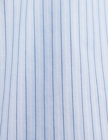 Classic striped light blue shirt