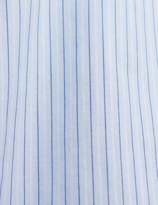 Classic striped light blue shirt