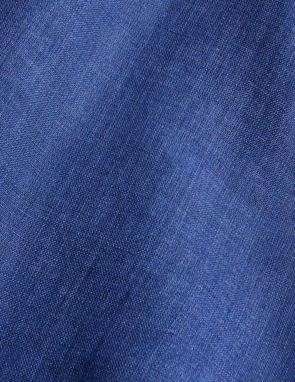 Gabriel blue linen shirt