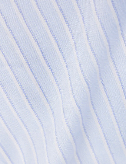 Chemise Gaspard rayée bleu clair