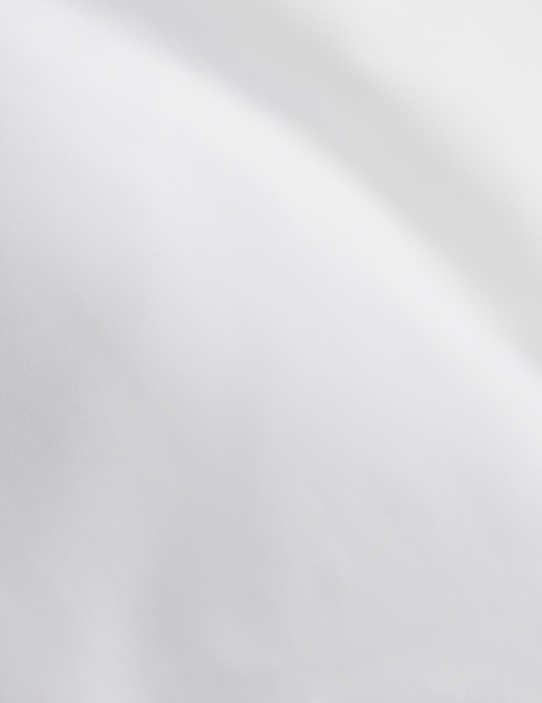Chemise semi-ajustée blanche - Popeline - Col Inversé