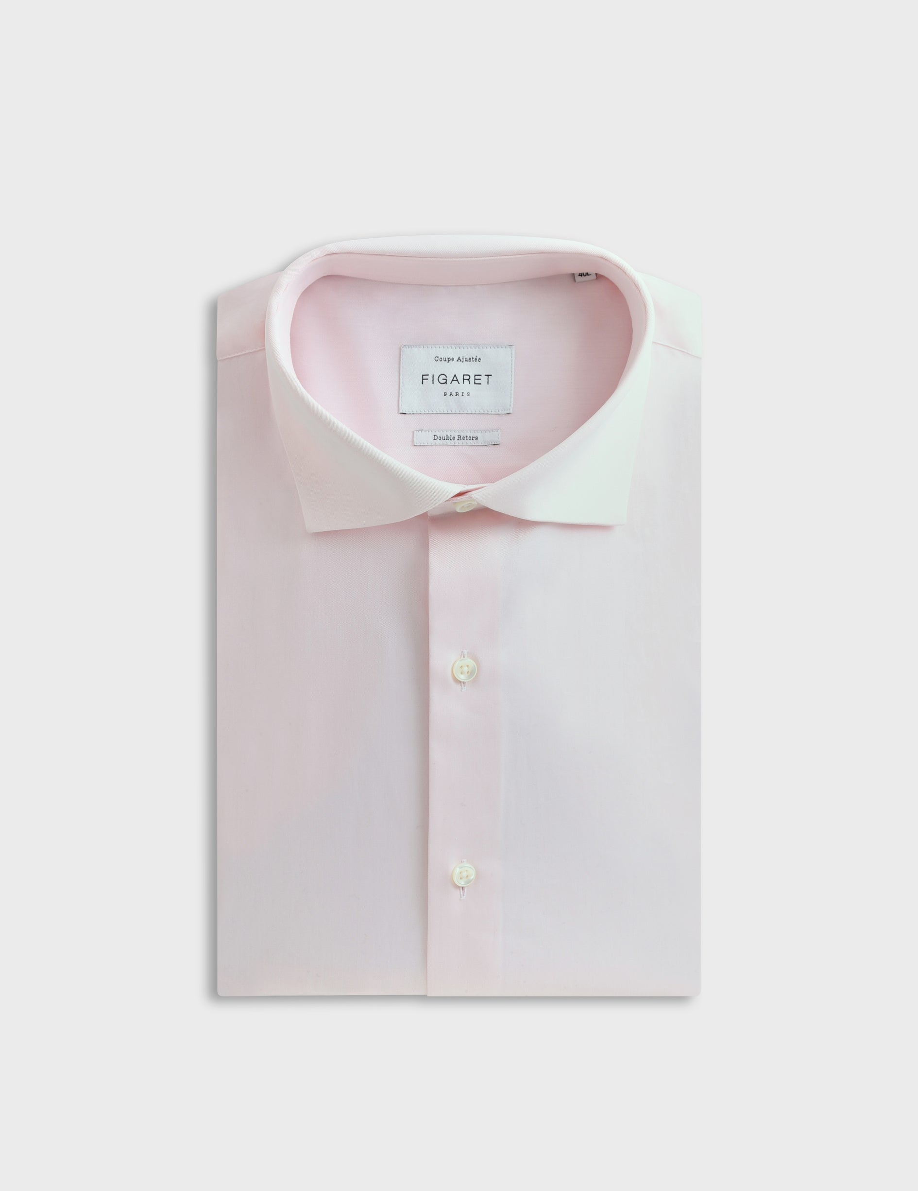 Pink fitted shirt
