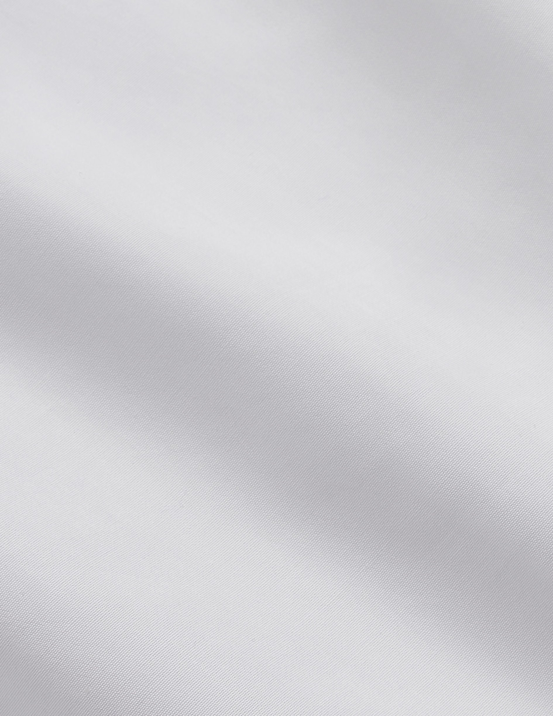 Chemise semi-ajustée blanche - Popeline - Col Majestueux