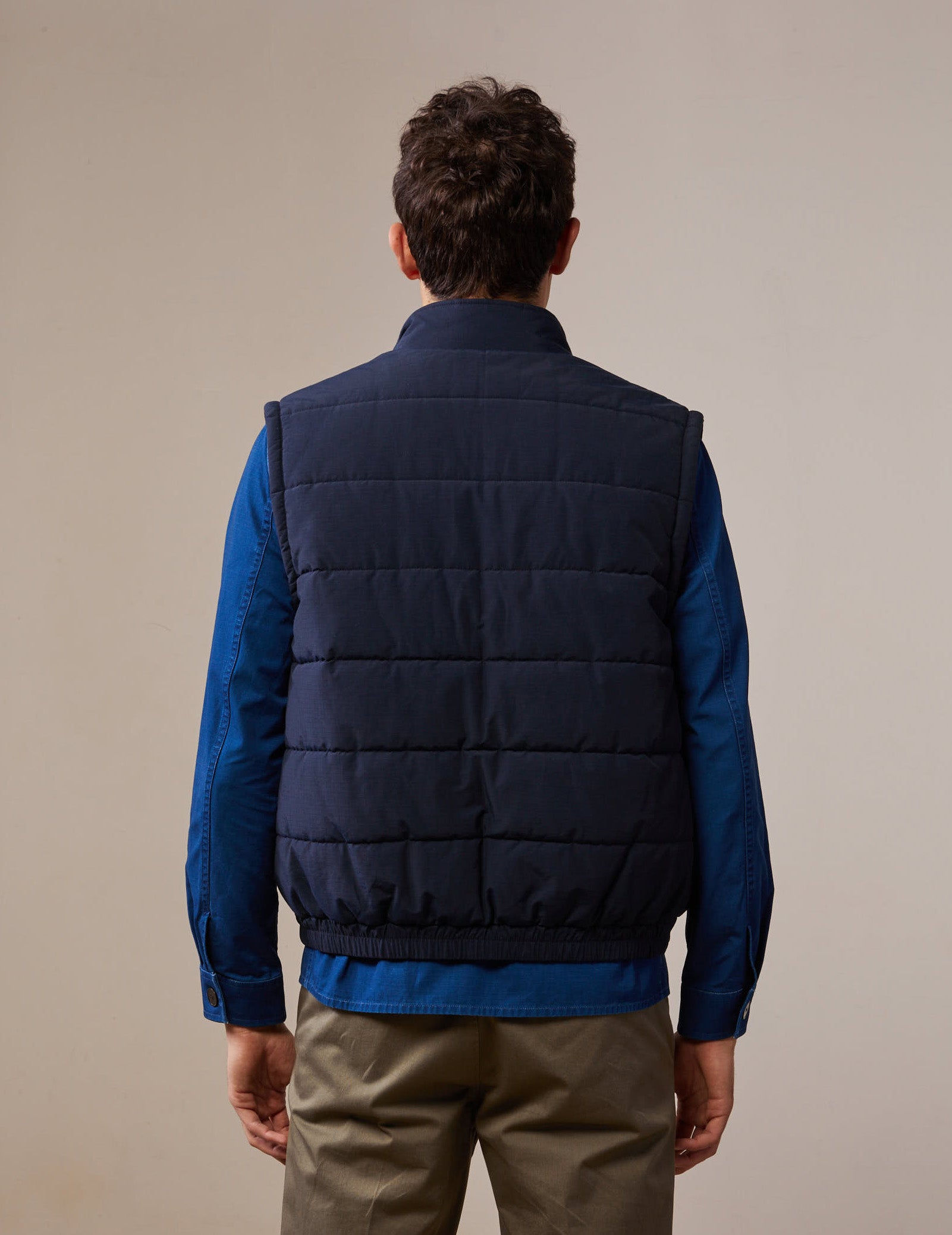 Doudoune sans manches Hayden en coton marine