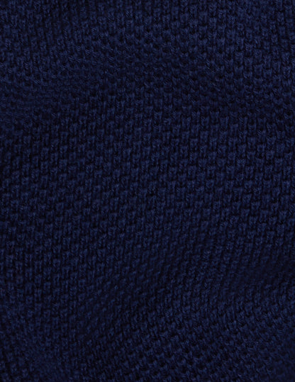 Félicien polo shirt in navy cotton