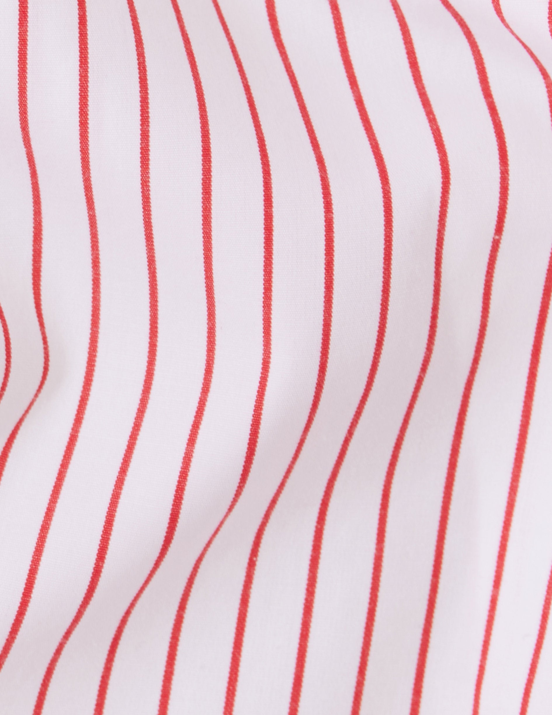 Pyjama Louis en popeline rayée rouge