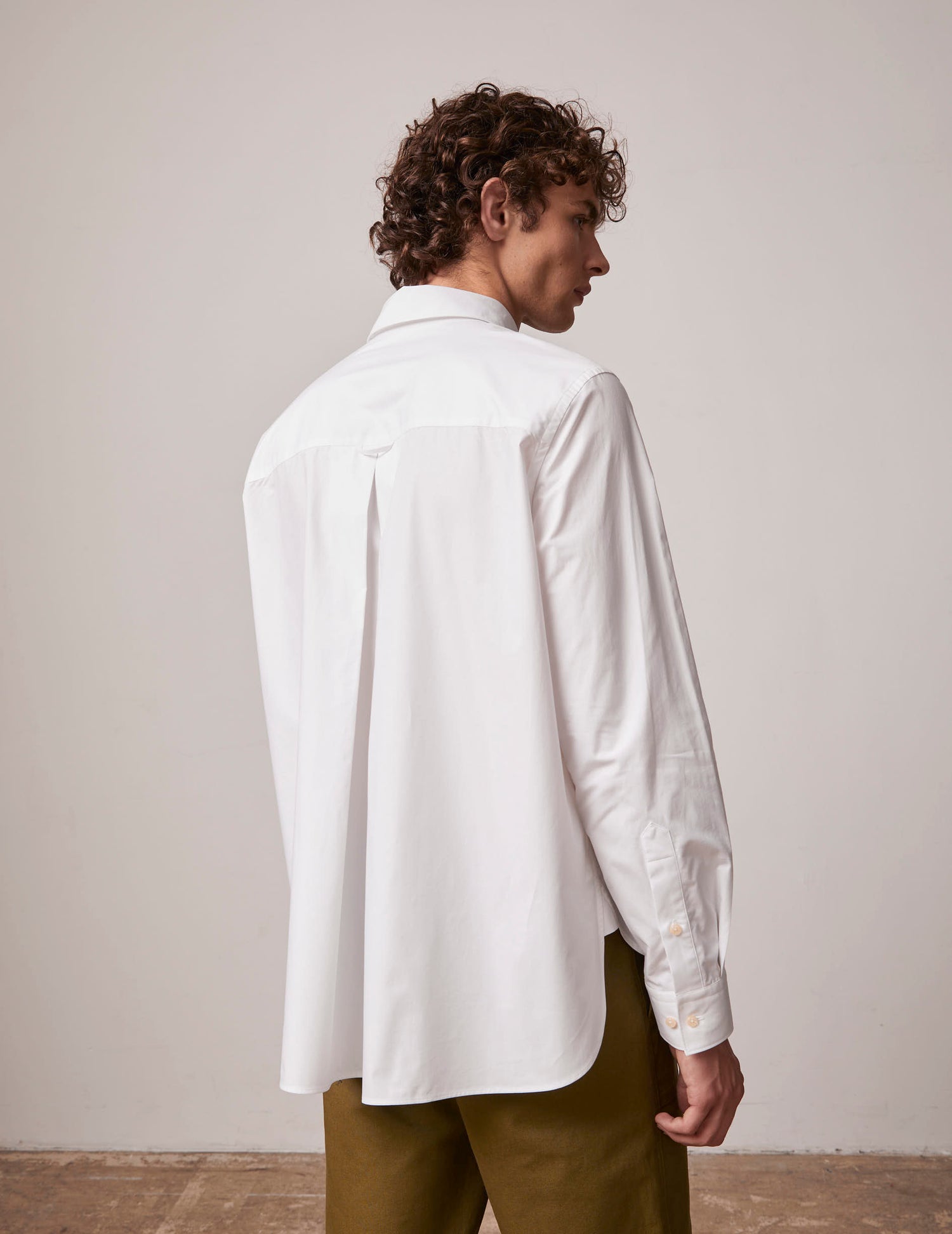 White Marais shirt - Poplin - French Collar#4