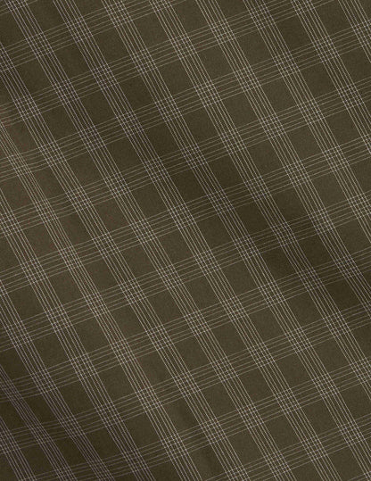 Khaki checked Arnold shirt