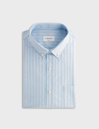 Blue striped Gabriel shirt