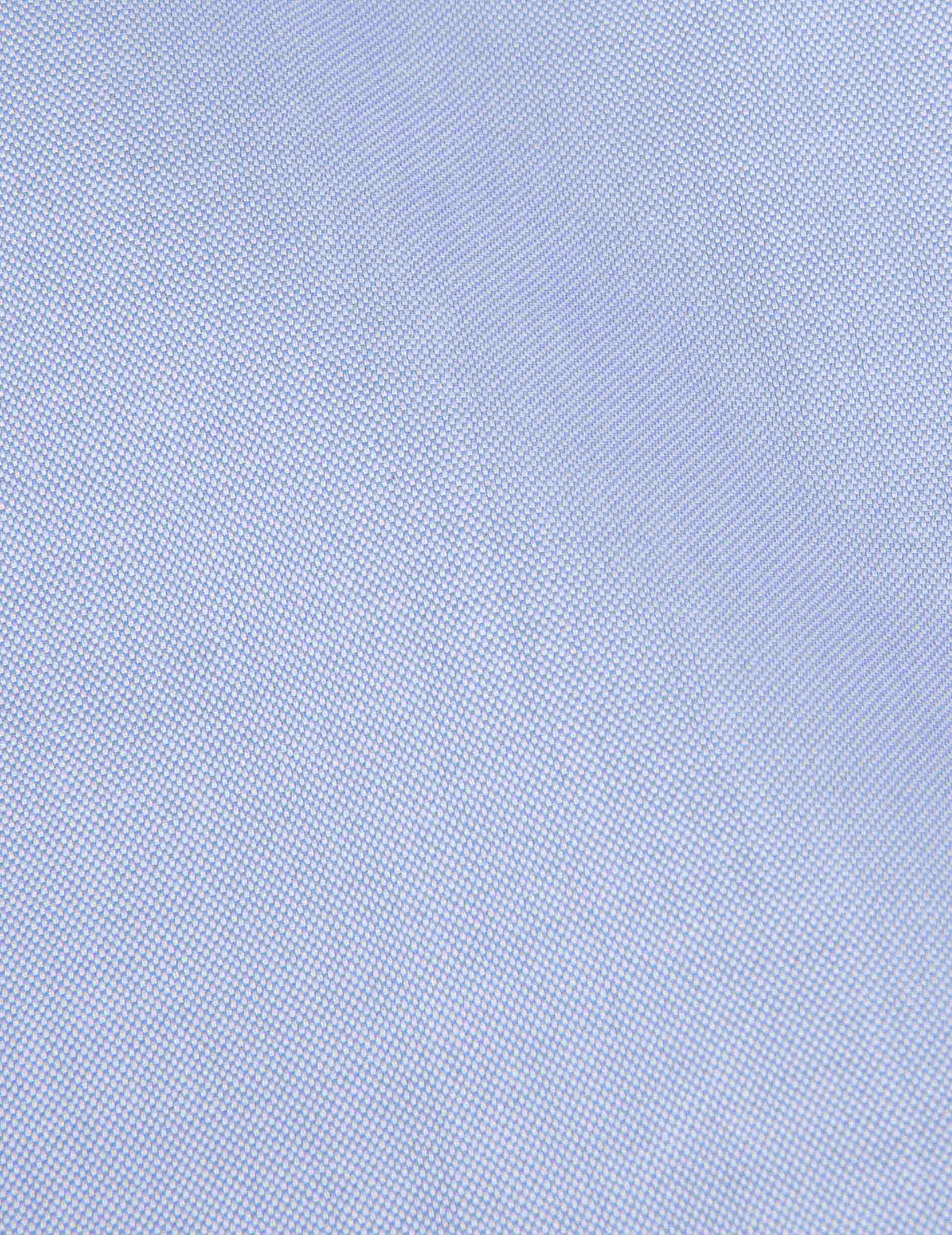 Chemise Gaspard bleue - Pinpoint - Col Américain